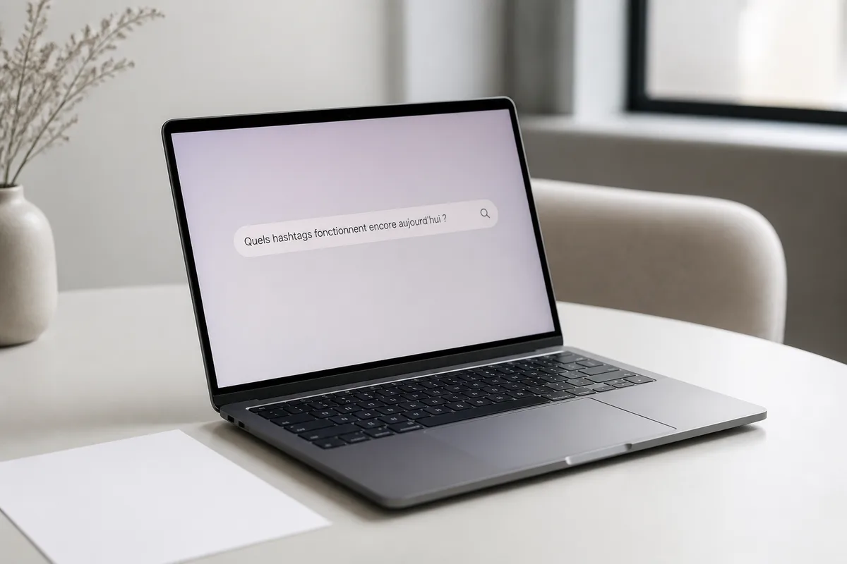 Barre de recherche affichant une requête formulée en langage courant